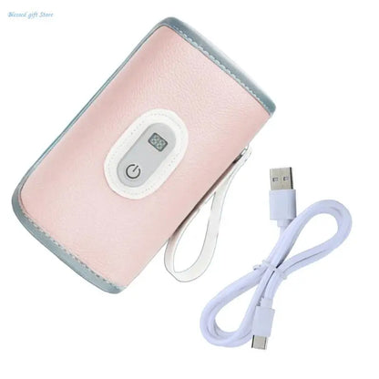 Baby Feeding Bottle Sleeve with Digital Display, Portable Milk Bottle Warmer Multifunctional Constant Temperature Sleeve