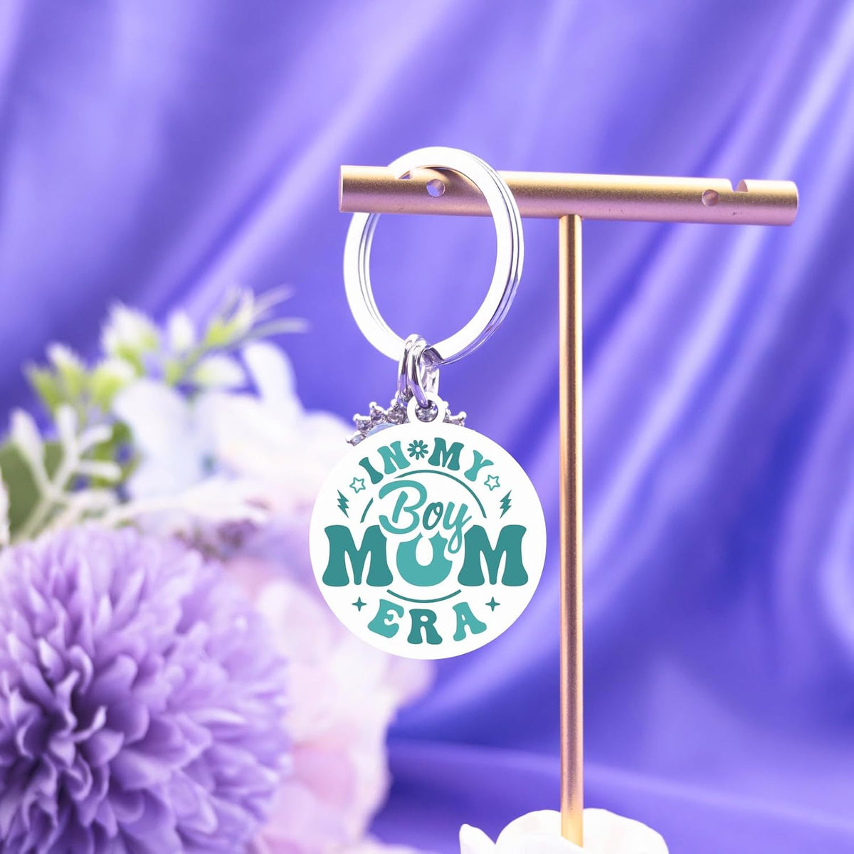 Boy Mom Keychain Gifts New Mom Mother Gift First Time Mom Gift for Boy Mom