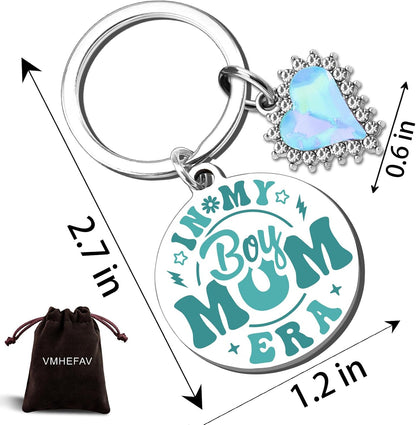 Boy Mom Keychain Gifts New Mom Mother Gift First Time Mom Gift for Boy Mom