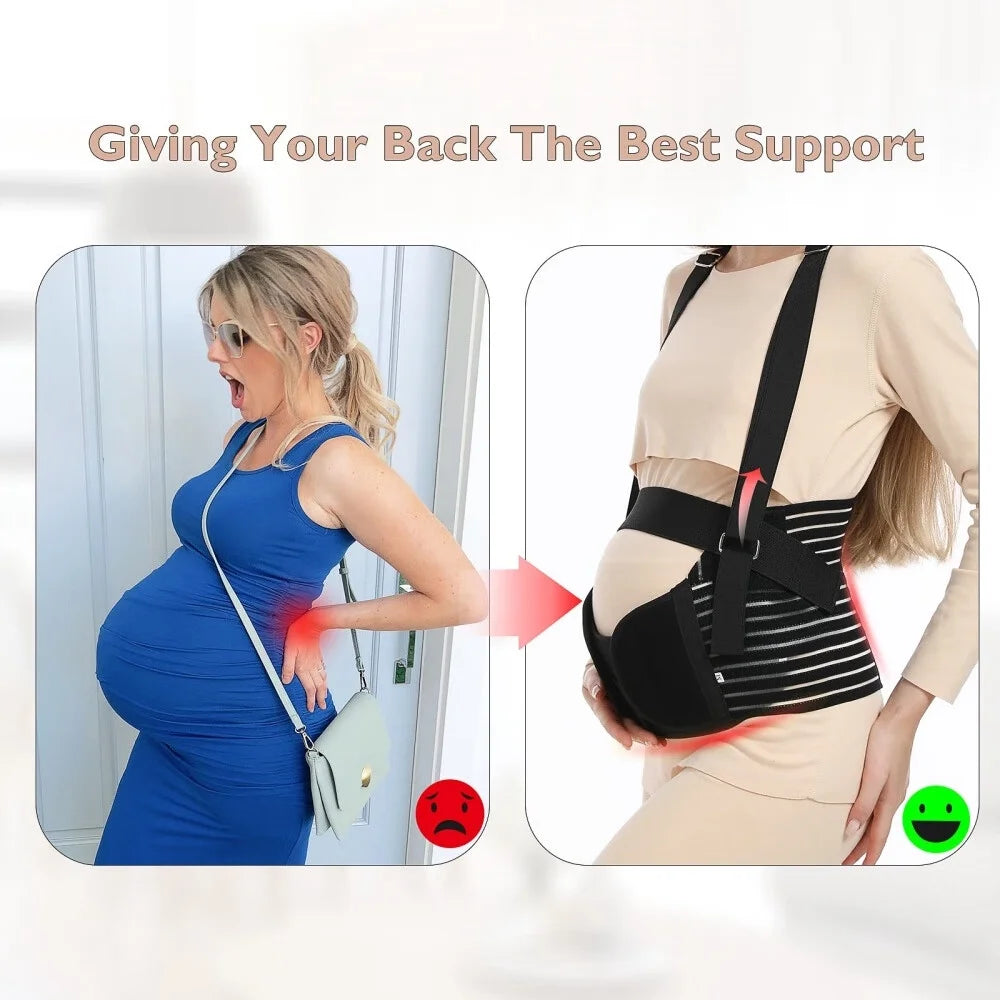 Pregnancy support belly band designed for comfortable everyday wear