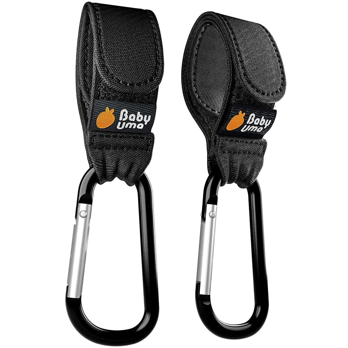 Stroller Hooks for Bags (2 Pack) - Non-Slip, One-Hand Use, 11 Lb