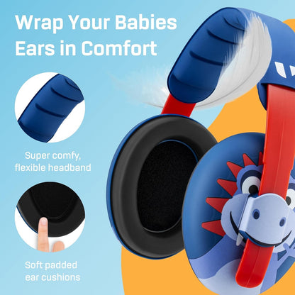 Baby Ear Protection Headphones for Noise - 3 to 24 Months Infant Earmuffs