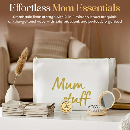 New Mom Care Package 8-Pc Luxury Gift Basket for Expecting Mothers & Pregnant Women - Post Pregnancy Self Care Kit with Essential Items for New Mom Gifts, First Time and Mommy to Be Gift.
