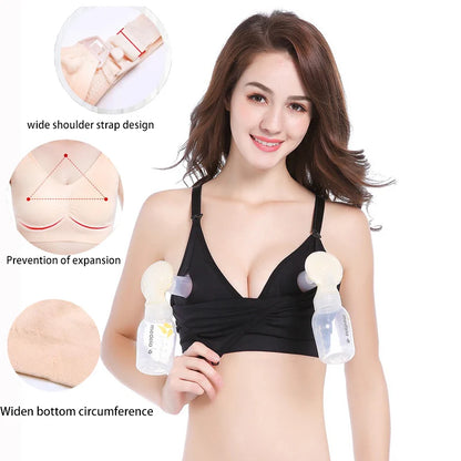 Hand Free Pumping Nursing Bra Breastfeeding Maternity Bras Women for Breast Special Underwear Pregnancy Clothes Can Wear All Day
