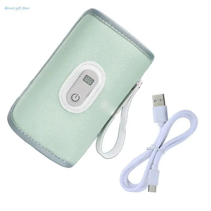 Baby Feeding Bottle Sleeve with Digital Display, Portable Milk Bottle Warmer Multifunctional Constant Temperature Sleeve