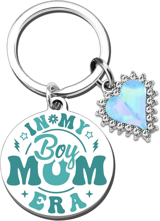 Boy Mom Keychain Gifts New Mom Mother Gift First Time Mom Gift for Boy Mom
