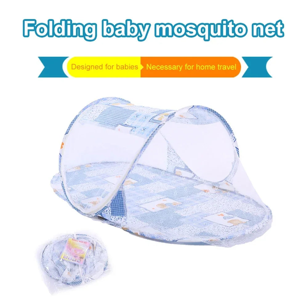 Mosquito Net for Baby Cribs Portable Baby Bed Foldable Summer Children Mosquito Net High Density Grids Tent for Newborn Infant